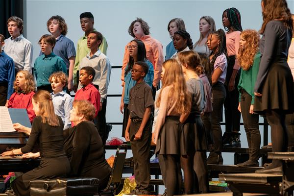 2023 All County Chorus Students Performing